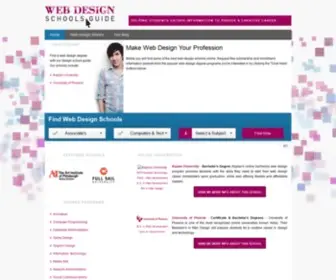 Webdesignschoolsguide.com(Web Design Schools) Screenshot
