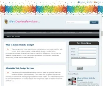 Webdesignservices.com(Web design) Screenshot