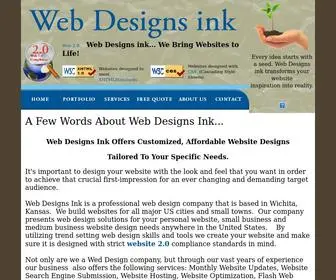 Webdesignsink.com(Web Designs Ink) Screenshot
