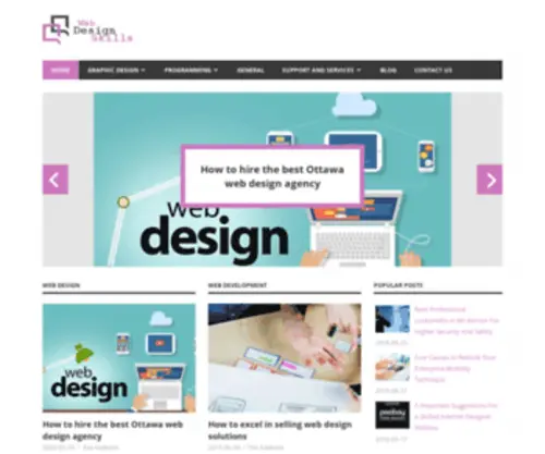 Webdesignskills.us(Web Design Skills) Screenshot