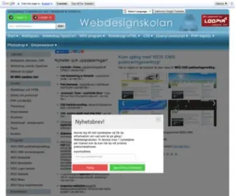 Webdesignskolan.se(Webdesign) Screenshot