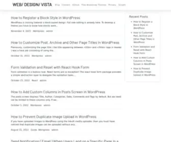 Webdesignvista.com(Resources for Designers & Developer) Screenshot