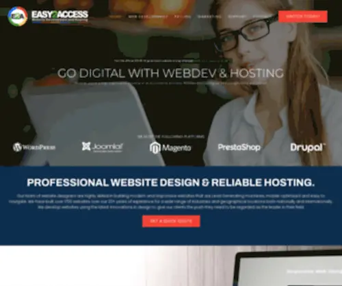 Webdevandhosting.co.za(Web Dev & Hosting) Screenshot