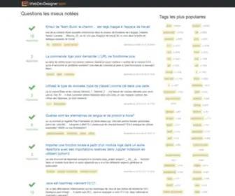 Webdevdesigner.com(Questions) Screenshot