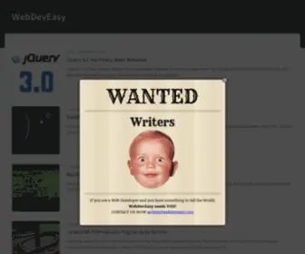 Webdeveasy.com(Web Development is Easy) Screenshot