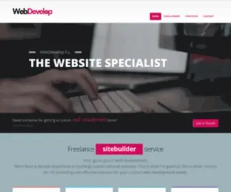 Webdevelop.hu(Web Development and High) Screenshot