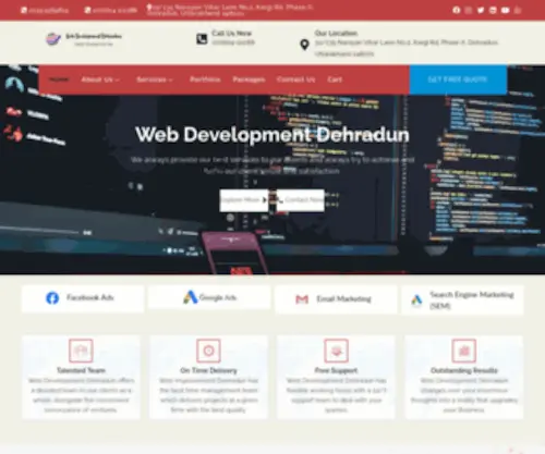 Webdevelopmentdehradun.com(Web Development Dehradun) Screenshot