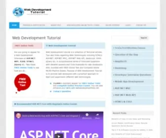 Webdevelopmenthelp.net(Web Development tutorial) Screenshot