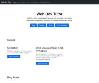 Webdevtutor.net(Web dev tutor) Screenshot