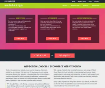 Webdezign.co.uk(Web Design London UK) Screenshot