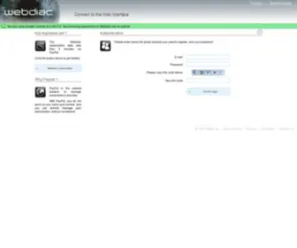 Webdiac.net(Interface Web) Screenshot