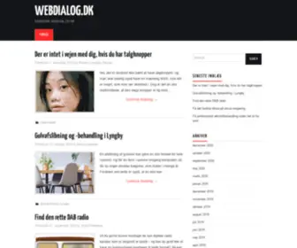 Webdialog.dk(Hjemmesider, webdesign, cms mm) Screenshot