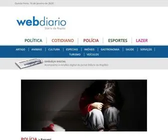 Webdiario.com.br(DIÁRIO DA REGIÃO) Screenshot