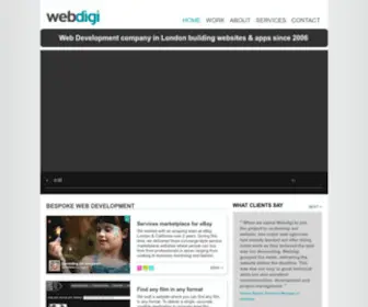 Webdigi.co.uk(Web Development London) Screenshot