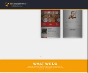 Webdigitronix.com(IT Software Company in Lucknow) Screenshot