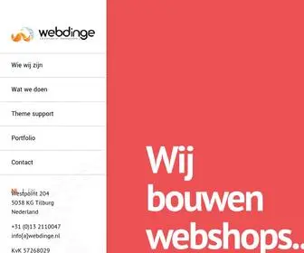 Webdinge.nl(Expert in ecommerce) Screenshot