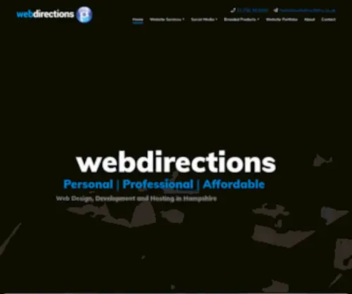 Webdirections.co.uk(Website design) Screenshot