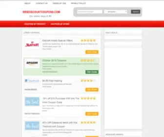 Webdiscountcoupons.com(Web Discount Coupons) Screenshot