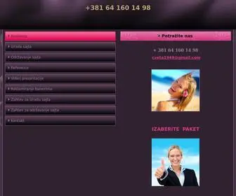 WebdizajNrobinzon.com(Izrada Sajtova i Prezentacija Beograd) Screenshot