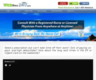 Webdoc247.com(Telemedicine for individuals) Screenshot