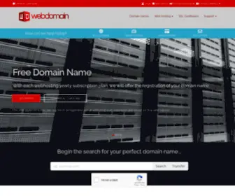 WebDomain.com(Portal Home) Screenshot