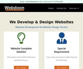 Webdoon.com(Your Digital Handshake) Screenshot