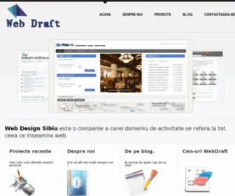 Webdraft.ro(Web Design Sibiu) Screenshot