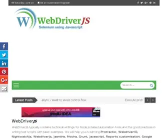 Webdriverjs.com(Web application Automation tutorials) Screenshot