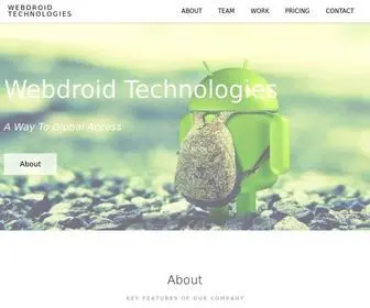 Webdroidtech.com(IT Consulting And Services) Screenshot