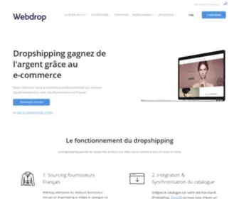 Webdrop.fr(Lancez vous dans l'e) Screenshot