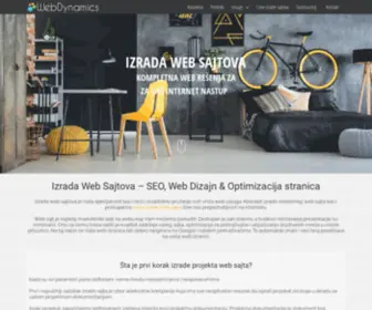 Webdynamics.rs(Izrada sajta) Screenshot