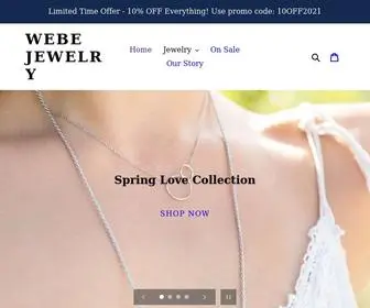 Webe-Jewelry.com(Webe Jewelry) Screenshot