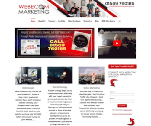 Webecommarketing.co.uk(Webecom Marketing) Screenshot