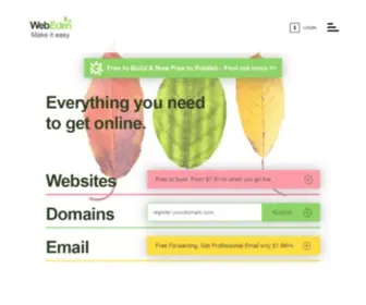 Webeden.co.uk(Website Building Made Easy) Screenshot