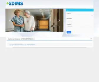 Webedims.net(Emergency Department Information Management Solutions) Screenshot