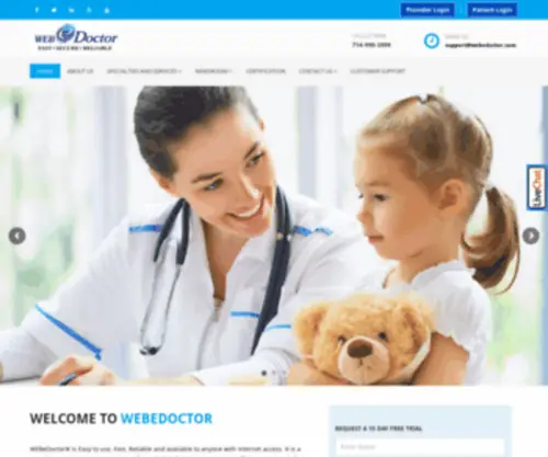 Webedoctor.com(Webedoctor) Screenshot