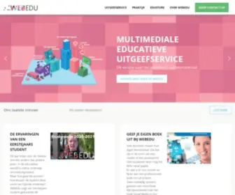 Webedu.nl(Educatieve multimediale leermiddelen) Screenshot