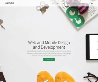 Webee.com.mt(Web Design Malta) Screenshot