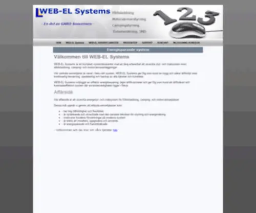 Webel.se(The website is being configured) Screenshot