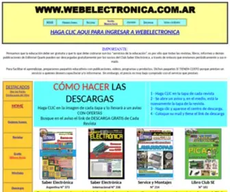 Webelectronica.com.ar(Webelectronica) Screenshot
