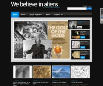 Webelieveinaliens.com(Visit the largest alien and ufo news website webelieveinaliens) Screenshot