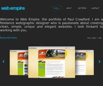 Webempire.com.au(Freelance Web Designer Perth) Screenshot