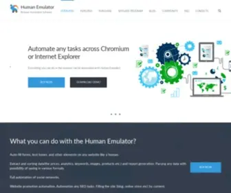 Webemulator.com(Human Emulator) Screenshot