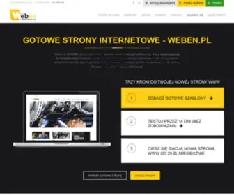 Weben.pl(Tanie strony internetowe) Screenshot