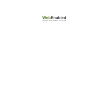 Webenabled.net(Hosted site) Screenshot