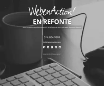 Webenaction.com(Conception de site internet) Screenshot