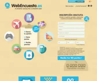 Webencuesta.es(Institut de sondages) Screenshot