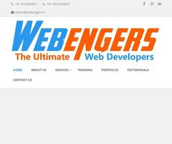 Webengers.in(Web Design & Development Company) Screenshot