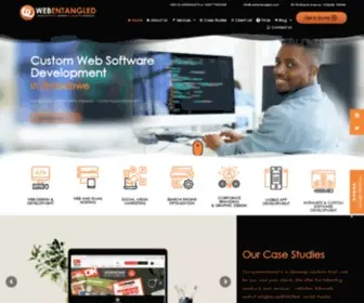 Webentangled.com(Web Design Zimbabwe) Screenshot