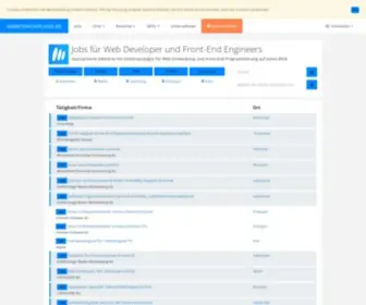 Webentwickler-Jobs.de(Übersicht aller Job) Screenshot